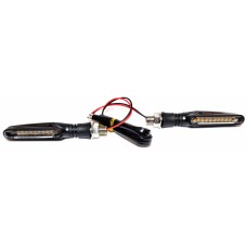 Повороты светодиодные (пара) (черные) LED CH-1040 бегущие огни Китай D-124 YELLOW Running