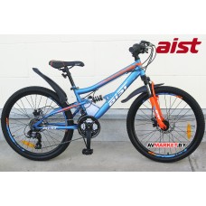Велосипед горный Aist Avatar Junior 24" 21 сине-оранж 4810310005024 2019