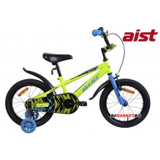 Велосипед двухколесный для детей Aist PLUTO 16" желтый 4810310003617 двухкол 2019