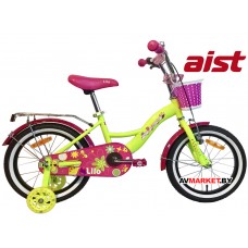 Велосипед двухколесный для детей Aist LILO 16" желтый 2020 4810310007448