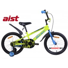 Велосипед двухколесный для детей Aist PLUTO 18" желтый 2020 4810310007622