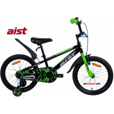 Велосипед двухколесный для детей Aist PLUTO 18" черный 2020 4810310007639 РБ