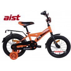 Велосипед двухколесный для детей Aist STITCH 14" оранжевый 2019 4810310003853