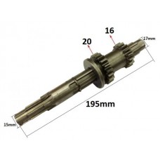 Вал первичный в сборе SL-86 SL-87 1210301-0008assy Китай SL-87-2001