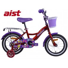 Велосипед двухколёсный для детей Aist LILO 14" красный 2020 4810310007431