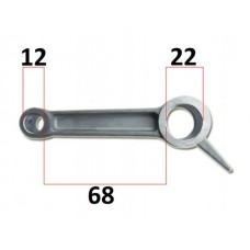 Шатун компрессор 12*22*68мм Китай AE-502-3-20