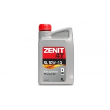Масло моторное полусинт. ZENIT SL 10W-40 для 4T двигателей силовой и садовой техники 1л Беларусь