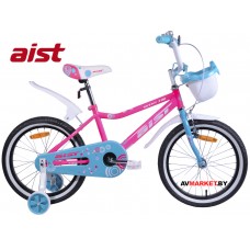 Велосипед двухколесный для детей Aist WIKI 18 розовый 2021 Республика Беларусь