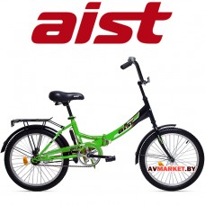 Велосипед дорожный для взрослых Aist Smart 20 1.0 (черно-зелёный BY) 4810310001484 4810310006144