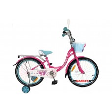 Велосипед дет двухкол FAVORIT мод BUTTERFLY BUT-20BL голуб. Китай