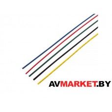 Термоусаживаемая трубка 3,0/1,5 мм цветн. REXANT 1 м Китай 29-0152