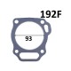 Прокладка головки цилиндра 192F FM-SP1192 Китай FMS-01267