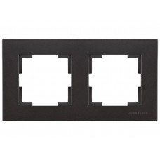 Рамка 2-ая горизонтальная черная RITA MUTLUSAN 2220 800 1284 Турция 