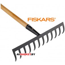 Грабли универсальные FISKARS Solid с деревянным черенком 1026725 Россия