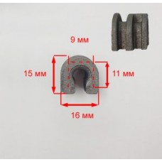 Втулка (гильза) триммерной головки 160012 Китай 160012-M 15*11*16*9 мм аналог 40037138301