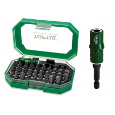 Набор бит 1/4"  35шт. с магнитным держателем TOPTUL Тайвань GACW3502