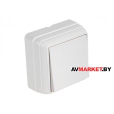 Выключатель 1-клав. (открытый) белый BRON MUTLUSAN Турция 2160 301 0201