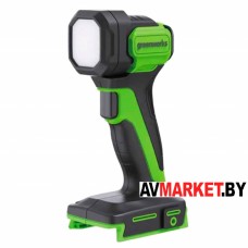 Фонарь аккумуляторный Greenworks 24V G24SL200 (без АКБ и ЗУ) 200лм Китай 3502407