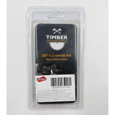 Цепь для бензопилы 3/8″ 1,3мм 56зв 28 зуб. 16″ 40см TIMBER круглый зуб Китай 91TSC56