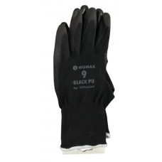 Перчатки защитные от минимальных рисков, покрыты полиуретаном Black PU р. 10 WUMAX Китай 1899402410