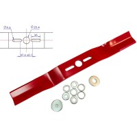 Нож для газонокосилки 53 см изогн. универсальный RIPARTS Китай UBB-21-530