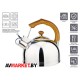 Чайник со свистком нержавеющая сталь 2,5 л серия Kenyan Sunrise PERFECTO LINEA Китай 52-225003