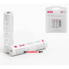 Батарейка AAA LR03 1,5V alkaline 4шт. LEIDEN ELECTRIC Китай 808002