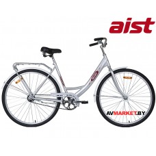 Велосипед дорожный для взрослых с откр.рамой Aist 28-245 ЖЕН серебряный c корз. РБ 4810310003525