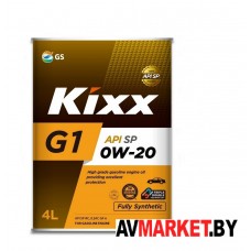 Масло моторное KIXX G1 0W20 4L API SP-RC IL Республика Корея L215044TE1