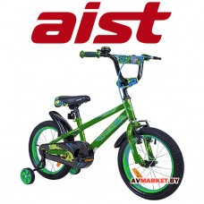 Велосипед двухколесный для детей AIST PLUTO 18" зелёный