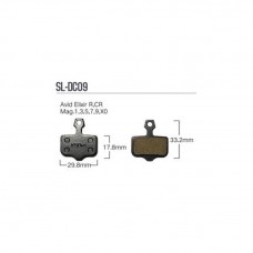 Колодки тормозные вело SF SL-DC09 Китай 8399