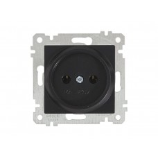 Розетка 1-ая скрытая без рамки б/з черная RITA MUTLUSAN Турция 2200 601 0284