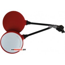 Зеркала круглые (красные черные) ZX2565 SLW 1104-88 Китай Ява