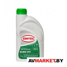 Антифриз Sintec-40 G11 Euro (зеленый) 1кг Россия 802558