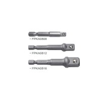 Набор переходников 1/4" под шуруповерт 3ед. 1/4", 3/8", 1/2" TOPTUL Тайвань GAAR0301