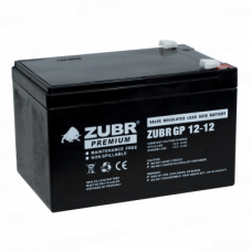 Аккумуляторная батарея ZUBR GP 12V 12Ah Китай