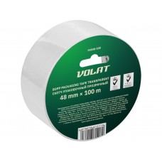 Скотч упаковочный прозрачный 48ммх100м ВОЛАТ Китай 54048-100