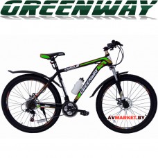 Велосипед GREENWAY 275М031 27,5 горный для взрослых зеленый