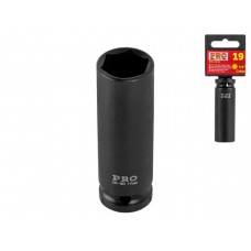Головка ударная тонкост. 1/2" 19мм 6гр. глубокая PRO STARTUL Китай PRO-32119