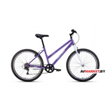 Велосипед ALTAIR MTB HT 26 low (26" 6ск рост 17") фиолетовый/белый RBKT0MN66020