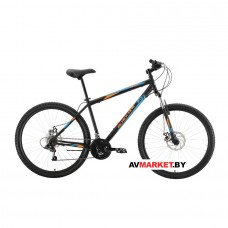 Велосипед Black One Onix 27.5 D 18" черный/оранжевый/синий 9100110559779 РФ